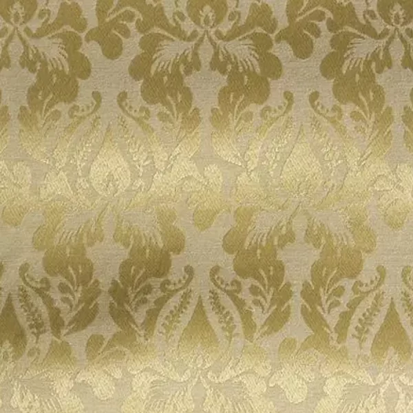 Tecido Jacquard Tradicional - Adamascado Dourado - 2,80m de Largura